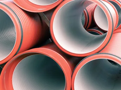 New supply piping runs