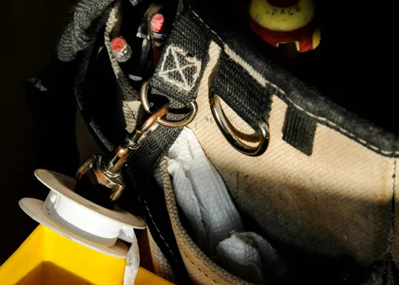 Field tool bag, packed for a service call